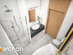 Проект будинку ARCHON+ Будинок під помаранчею візуалізація ванни (візуалізація 3 від 4)