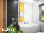 Проект дома ARCHON+ Дом под апельсином визуализация ванной (визуализация 3 вид 1)
