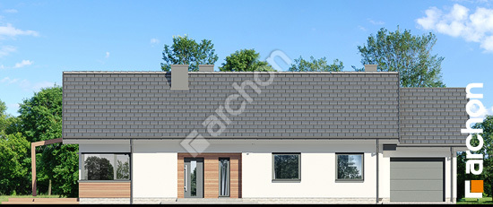 Передний фасад Дом в мекинтошах 7