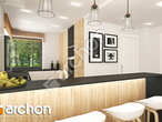 Проект дома ARCHON+ Дом в топазах визуализация кухни 1 вид 1