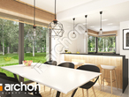 Проект дома ARCHON+ Дом в топазах визуализация кухни 1 вид 3