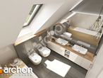 Проект будинку ARCHON+ Будинок у топазах візуалізація ванни (візуалізація 3 від 4)