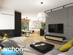 Проект дома ARCHON+ Дом в топазах дневная зона (визуализация 1 вид 3)