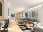 Проект будинку ARCHON+ Будинок в хакетіях (E) ВДЕ денна зона (візуалізація 1 від 2)