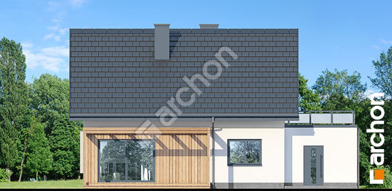 Дворовой фасад Дом в хлорофитуме 12 (Г)