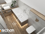 Проект будинку ARCHON+ Будинок в хлорофітумі 12 (Г) візуалізація ванни (візуалізація 3 від 4)