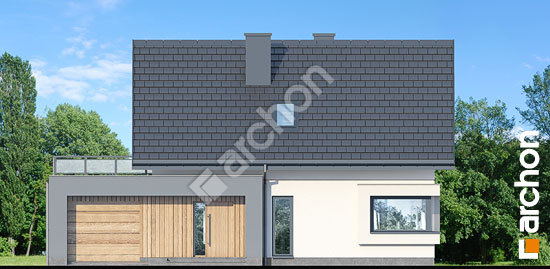 Передний фасад Дом в хлорофитуме 12 (Г)