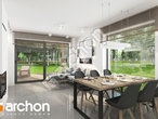 Проект будинку ARCHON+ Будинок в хлорофітумі 12 (Г) денна зона (візуалізація 1 від 6)