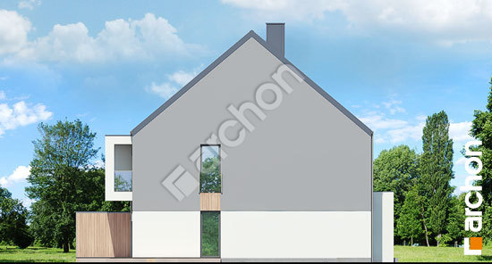 Бочний фасад Будинок при тракті 2 (Р2ВА)