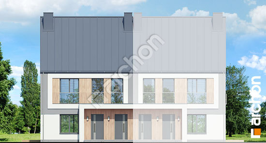 Передний фасад Дом при тракте 2 (Р2ВА)