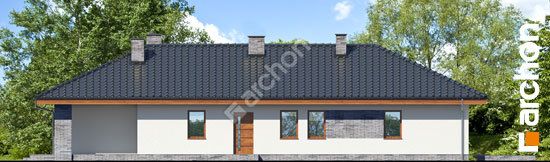 Боковой фасад Дом в амаранте 5