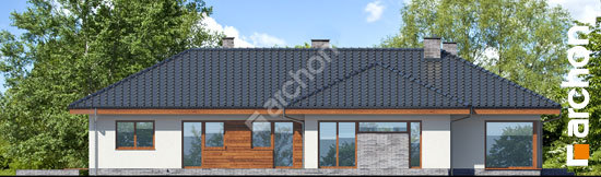 Боковой фасад Дом в амаранте 5