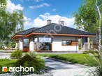 Проект будинку ARCHON+ Будинок в амарантах 5 