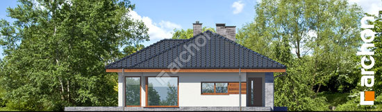 Передний фасад Дом в амаранте 5