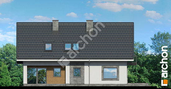 Дворовой фасад Дом в вольцах вер.3