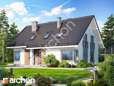 Проєкт будинку ARCHON+ Будинок в вільцях вер.3 