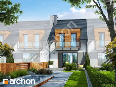 Проект дома ARCHON+ Дом под гинко 10 (С) Вид 2
