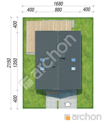 Проект дома ARCHON+ Дом в брабрантах Ситуація