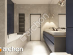 Проект будинку ARCHON+ Будинок у вівсянниці 8 візуалізація ванни (візуалізація 3 від 3)