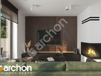 Проект дома ARCHON+ Дом под гинко 16 (ГСА) дневная зона (визуализация 1 вид 1)