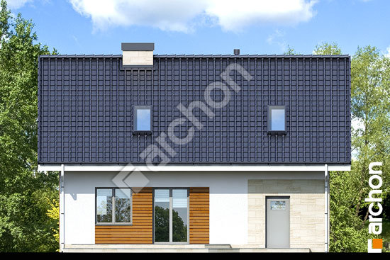 Дворовой фасад Дом в бруснике 2 вер.2