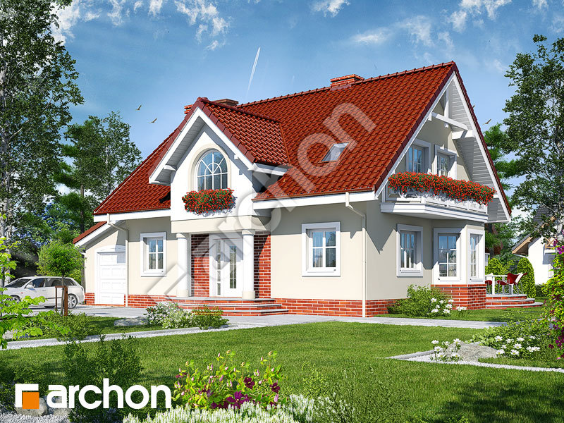Проект дома ARCHON+ Дом в мирабелле (Г) вер.2 Вид 1