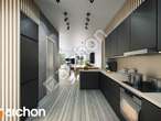 Проект будинку ARCHON+ Будинок в акебіях 2 вер.2 візуалізація кухні 1 від 1
