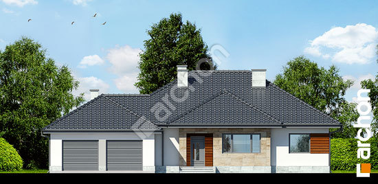 Передній фасад Будинок в акебіях 2 вер.2