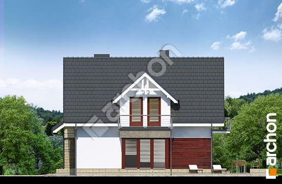 Боковой фасад Дом в тамарисках 2 (Н) вер.2