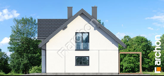 Боковой фасад Дом в коммифорах 15 (Г)