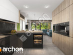 Проект дома ARCHON+ Дом в коммифорах 15 (Г) визуализация кухни 1 вид 3
