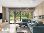 Проект дома ARCHON+ Дом в коммифорах 15 (Г) дневная зона (визуализация 1 вид 3)