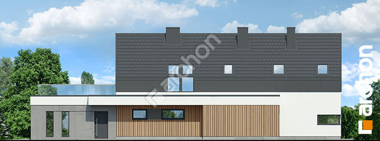 Боковой фасад Дом в естрагоне 3 (Г2)