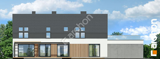 Боковой фасад Дом в естрагоне 3 (Г2)