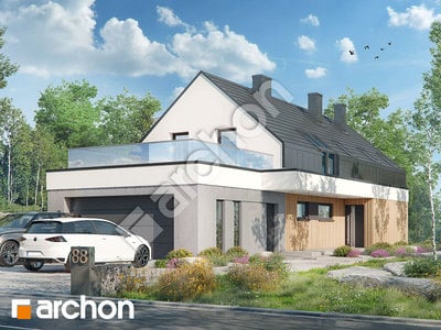 Проект будинку ARCHON+ Будинок в естрагоні 3 (Г2) Вид 2