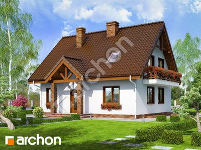 Проект дома ARCHON+ Дом в примулах (П) вер.2 