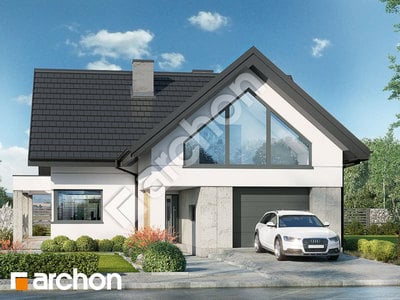 Проект дома ARCHON+ Дом в яскерах 4 (Г) 