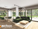 Проект дома ARCHON+ Дом в яскерах 4 (Г) дневная зона (визуализация 1 вид 3)