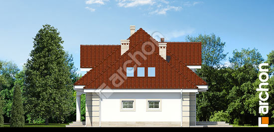 Боковой фасад Дом в нектаринах 2 TERMO вер.2