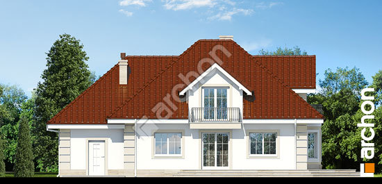 Дворовий фасад Будинок в нектаринах 2 TERMO вер.2