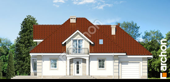 Передній фасад Будинок в нектаринах 2 TERMO вер.2