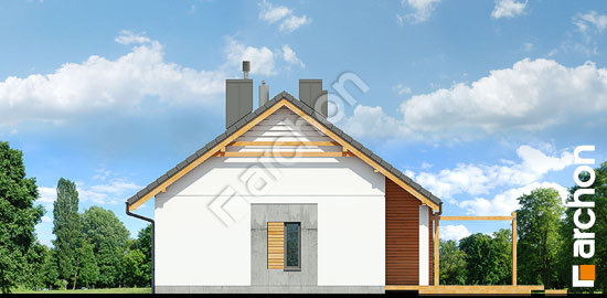 Дворовий фасад Будинок під сверками