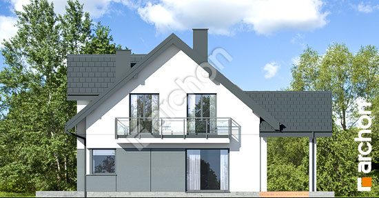 Боковой фасад Дом в аурорах 21 (Г)