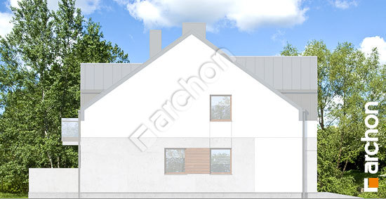 Боковой фасад Дом под гинко 16 (ГБА)