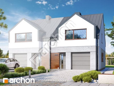 Проєкт будинку ARCHON+ Будинок під гінко 16 (ГБА) 