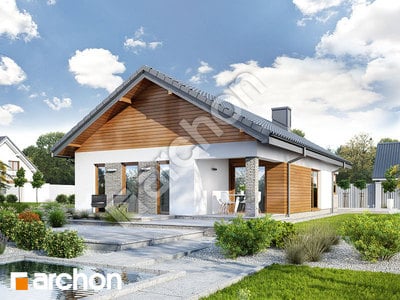 Проект будинку ARCHON+ Будинок в ліредах Вид 2