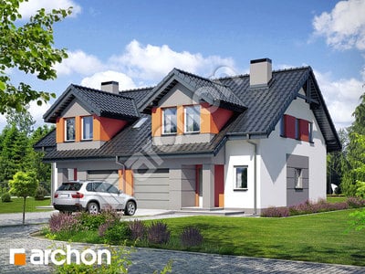 Проєкт будинку ARCHON+ Будинок в клематисах 9 (А) вер.2 