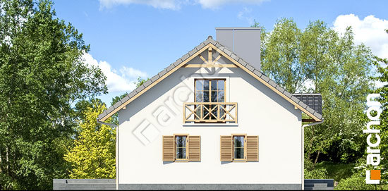 Боковой фасад Дом миниатюрка вер. 2