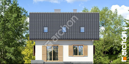 Дворовий фасад Будинок мініатюрка вер. 2