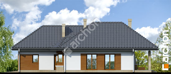 Боковой фасад Дом в гардениях вер.2